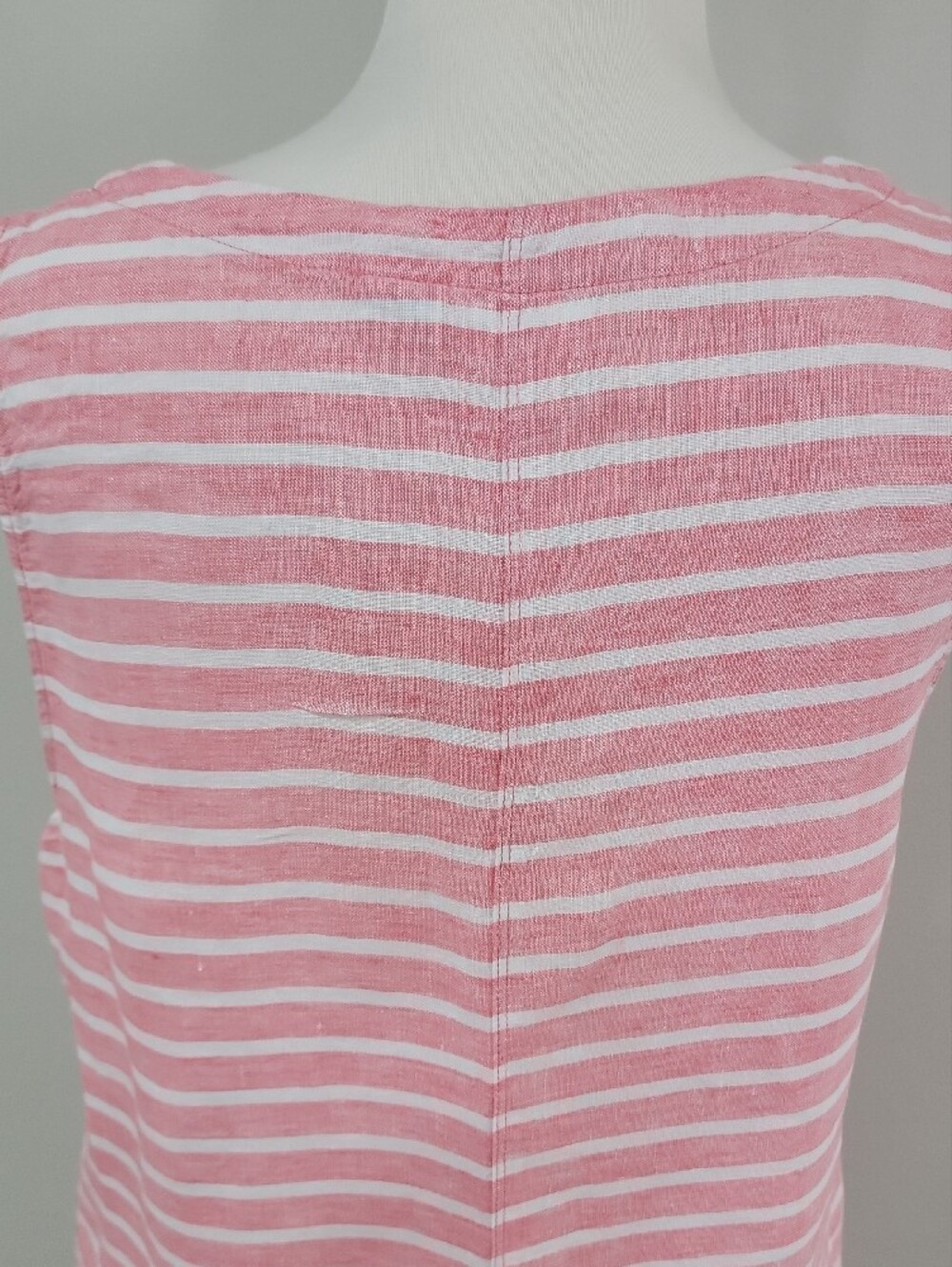 Sigrid Olsen Linen Striped Midi Dress - Picture 8 of 13
